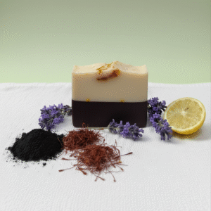 Charcoal Coconut Double Layer Soap